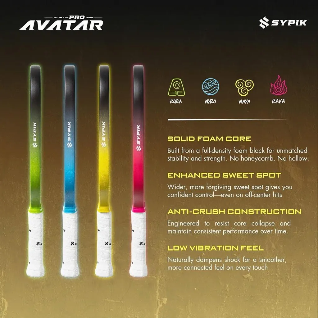 🔥 Sypik Avatar – The Paddle of Asia’s _1 Pickleball Player 🔥Inspired by Avatar- The Last Airbe (3)