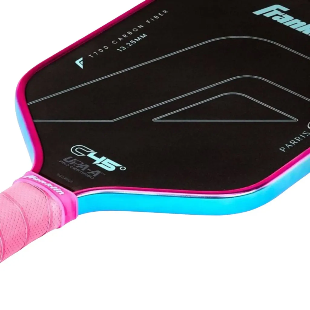 Franklin-C45-Parris-Todd-Pink_Blue-Pickleball-Paddle-Side