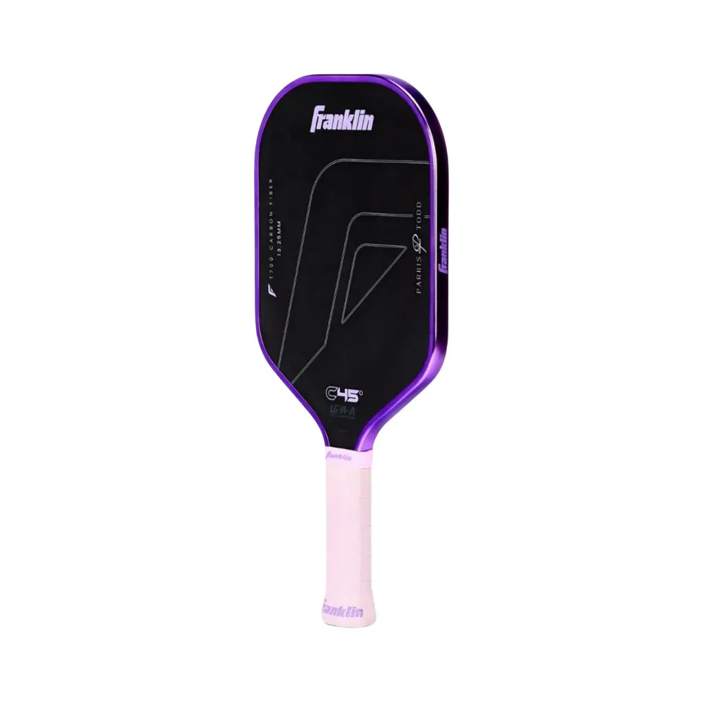 Franklin-C45-Parris-Todd-Lilac-Pickleball-Paddle-Angle