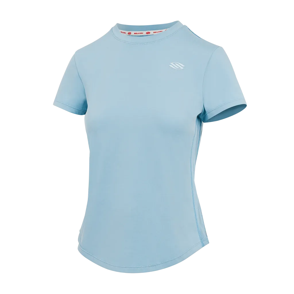 Selkirk_Women_Tee_Blue_FORM_FRONT