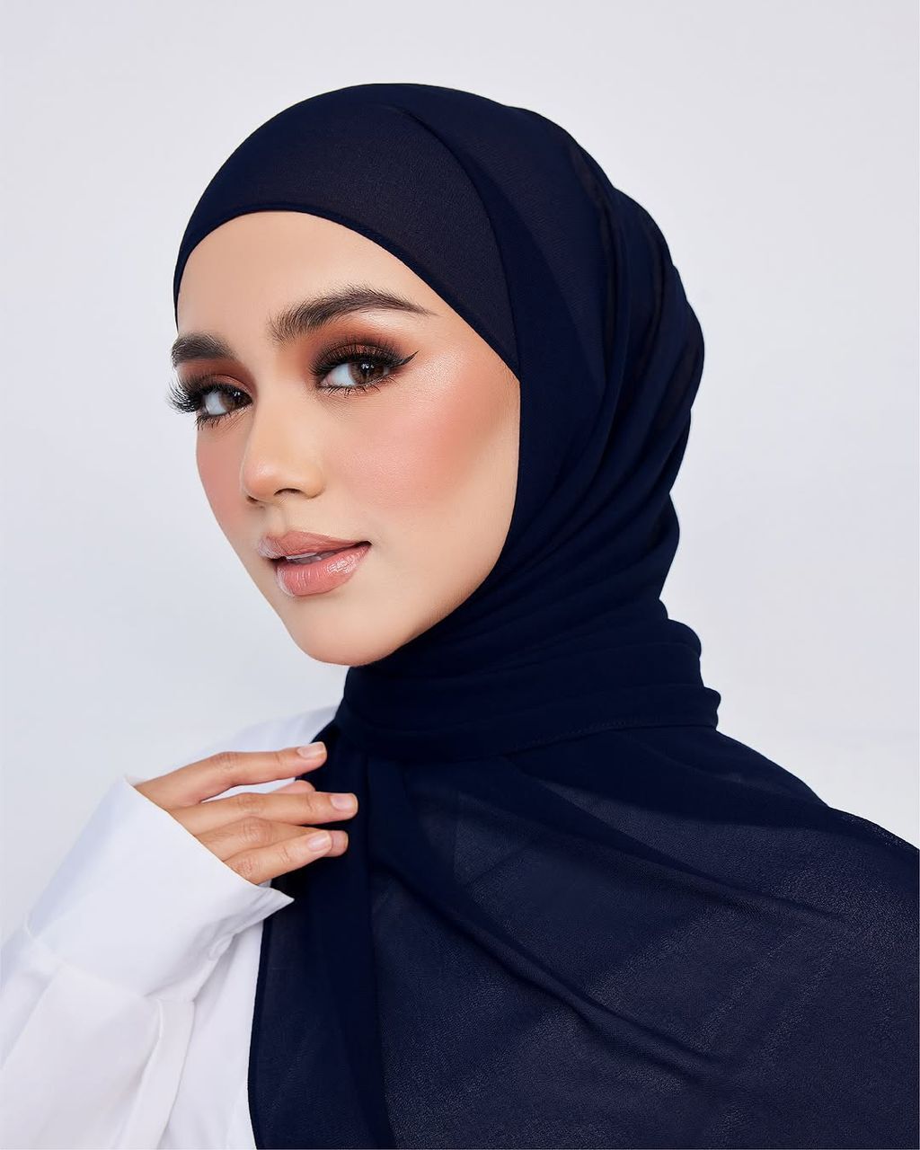 mellysa shawl navy blue (3)
