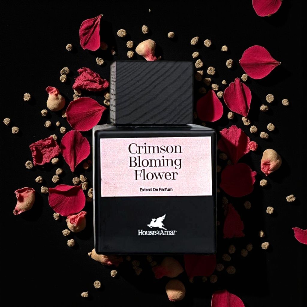 Crimson Bloming Flower