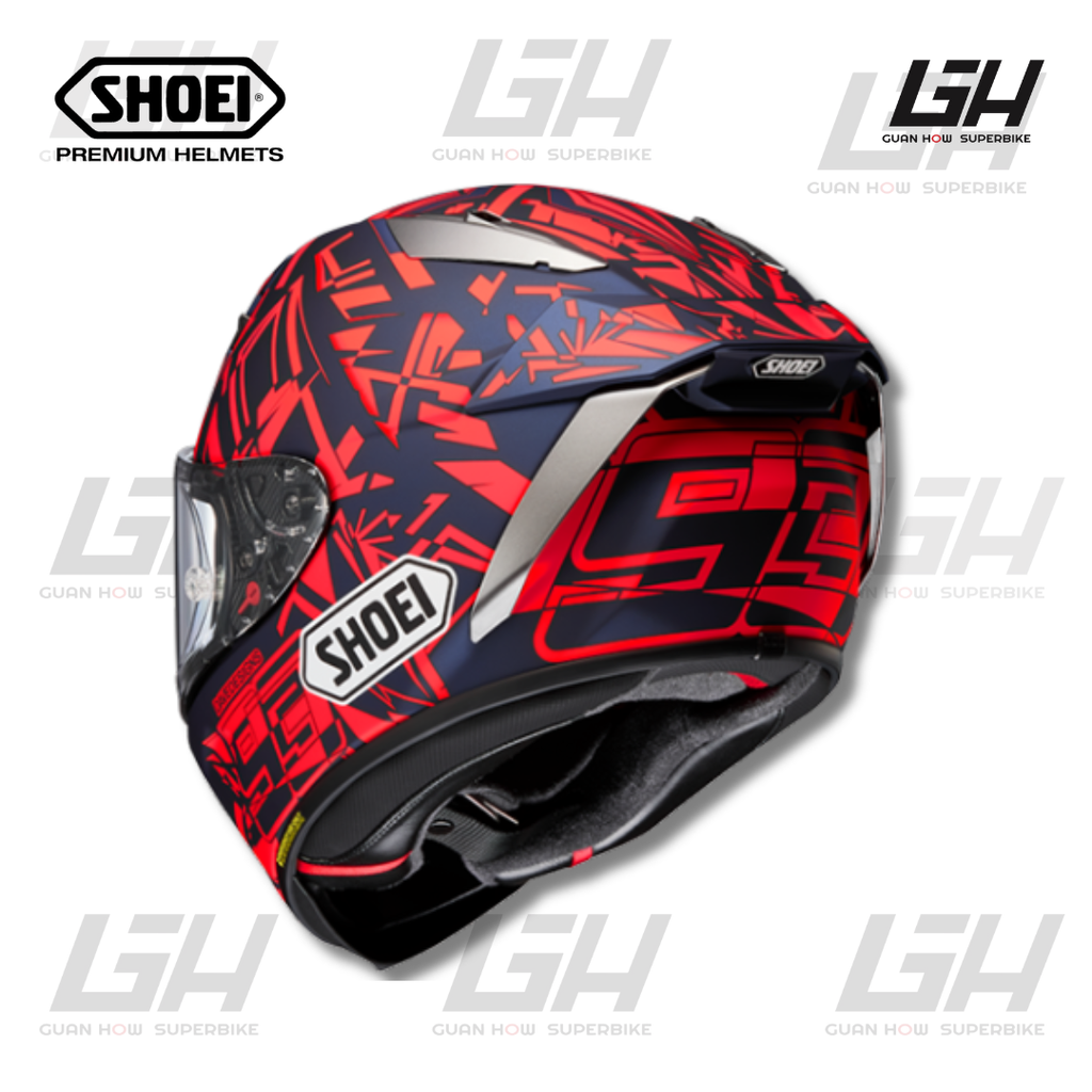 Shoei X-Fifteen Marquez Dazzle TC-1 – Guan How Superbike Centre Shoei X-Fifteen Marquez Dazzle TC-1 – Guan How Superbike Centre