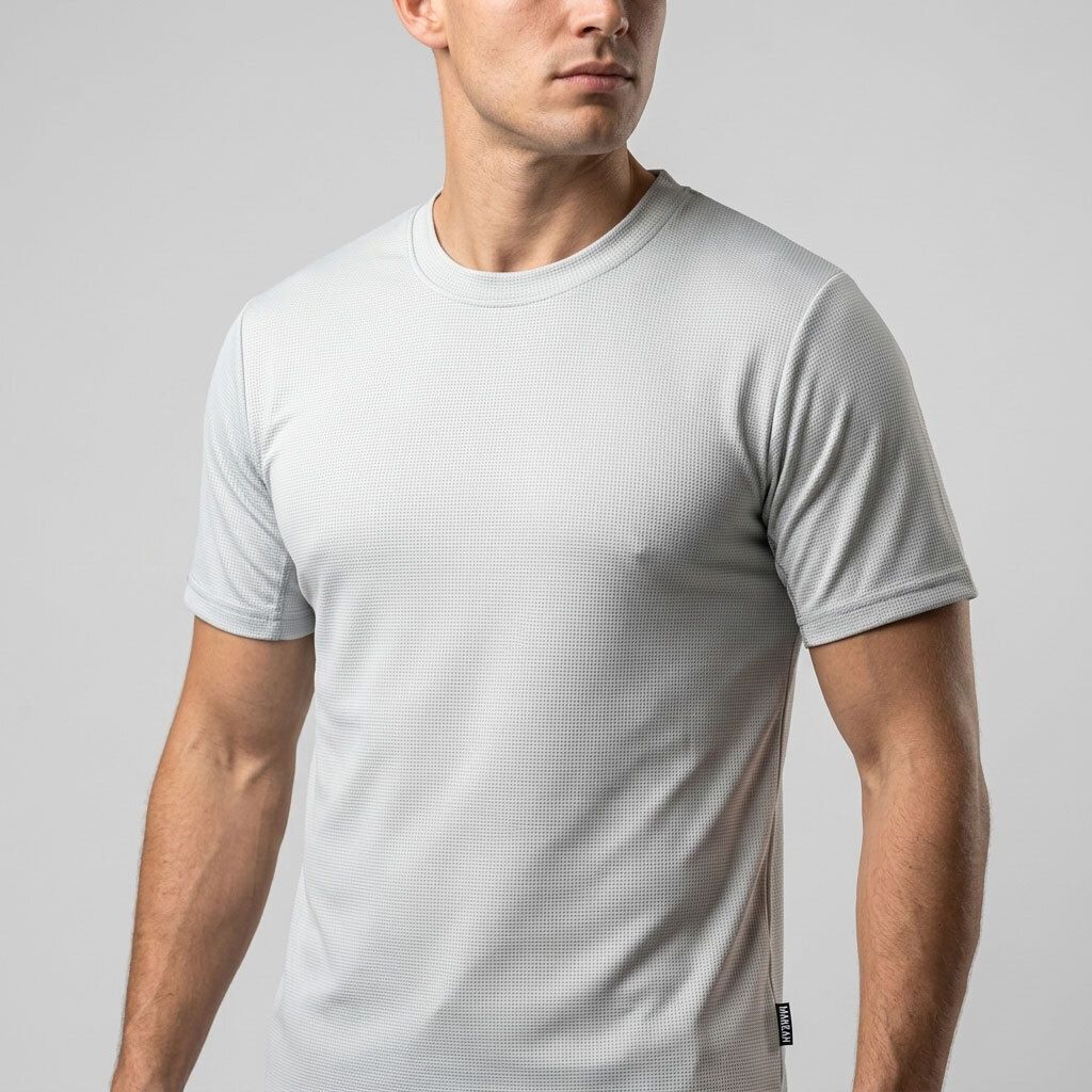 QUICK-DRY-TEE-GRAIN-BASIC-JERSEY-GLACIER-GRAY