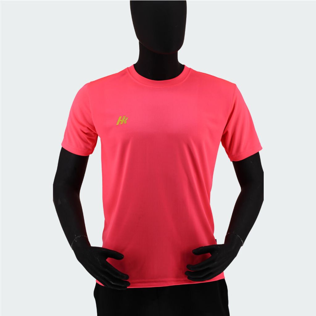 QUICK-DRY-TEE-FLUORESCENT-PINK-FRONT