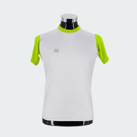 QUICK-DRY-TEE-WHITE-GREEN-FRONT