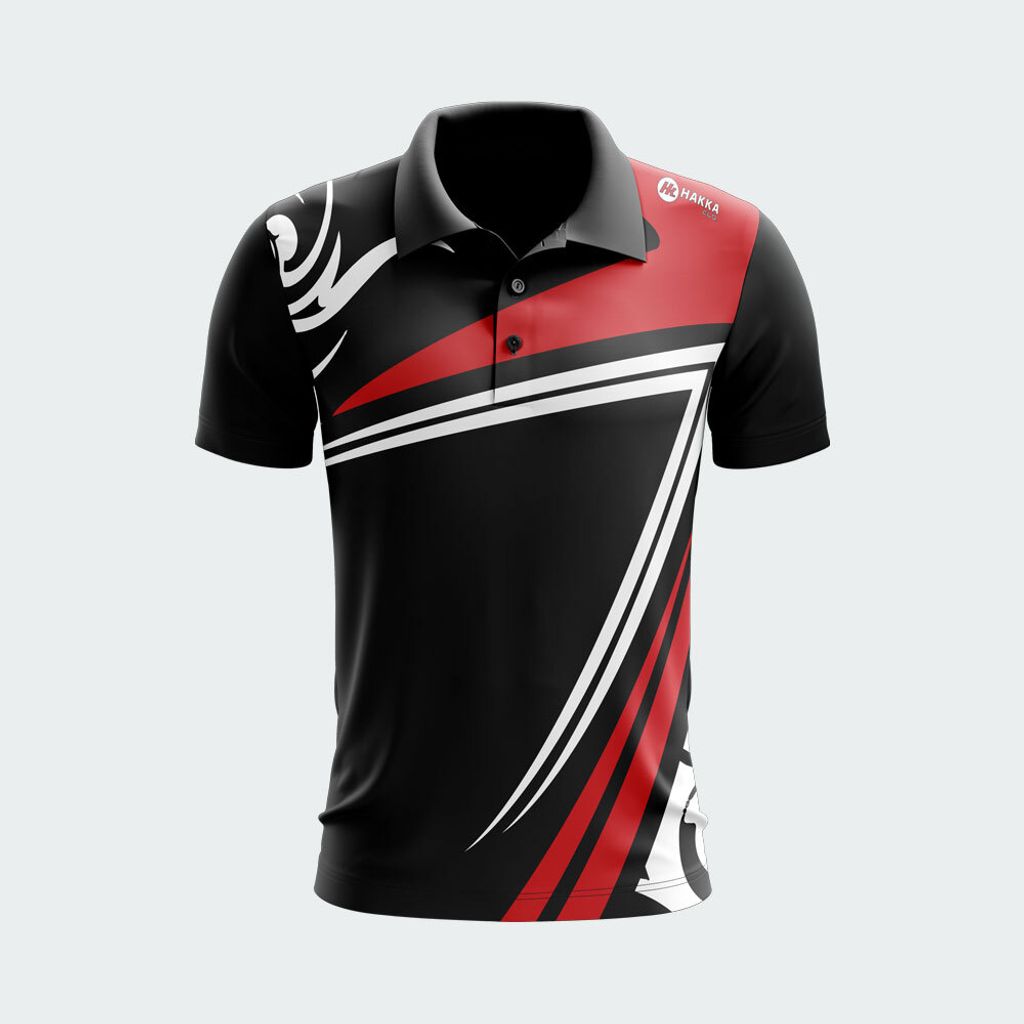 TRIBAL-RED-POLO-FRONT