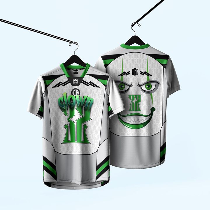 GREEN-CLOWN-SMILE-NFL-SERIES-JERSEY