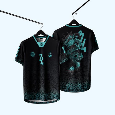 TURQUOISE-DRAGON-NFL-SERIES-JERSEY