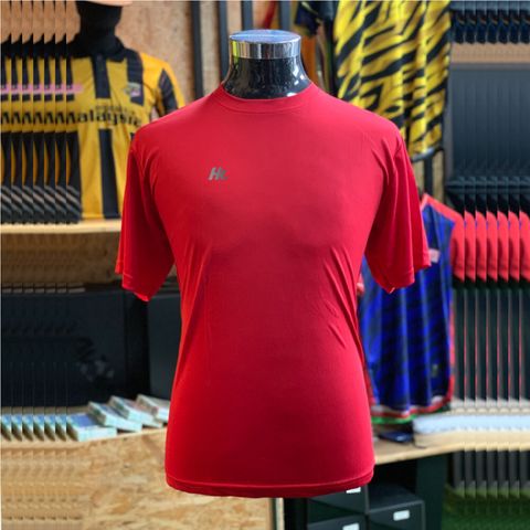 QUICK-DRY-TEE-CHILI-RED-FRONT