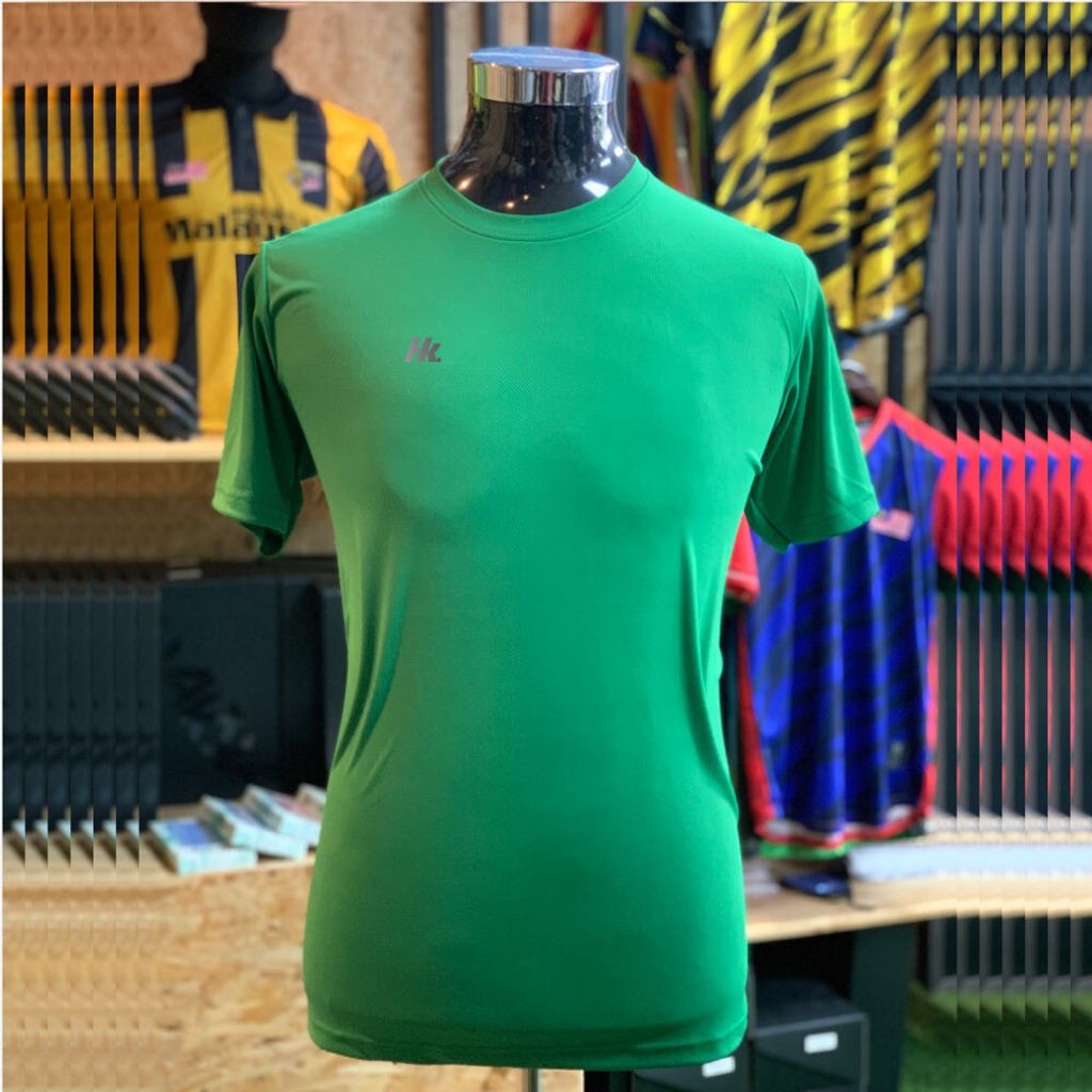 QUICK-DRY-TEE-GRASS-GREEN-FRONT