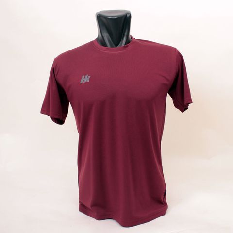 QUICK-DRY-TEE-MAROON-FRONT