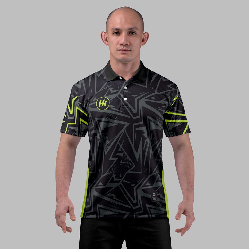 STORM-BLACK-X-NEON-GREEN-JERSEY-POLO