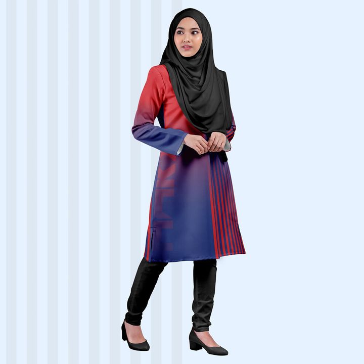 NEXUS-BLUE-RED-JERSEY-MUSLIMAH