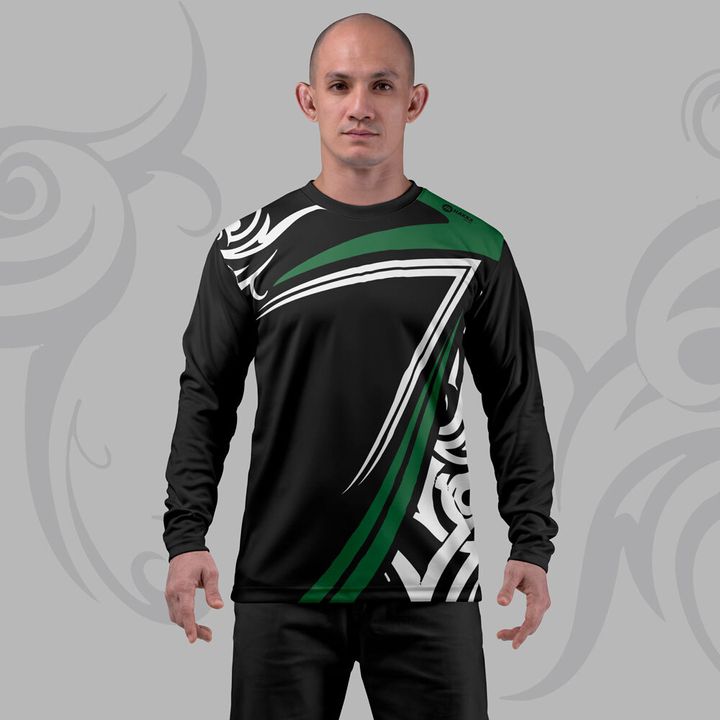 TRIBAL-FOREST-GREEN-JERSEY-LONG