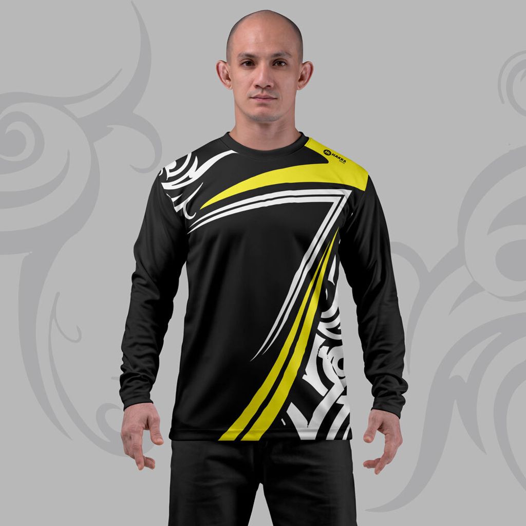 TRIBAL-LEMON-YELLOW-JERSEY-LONG
