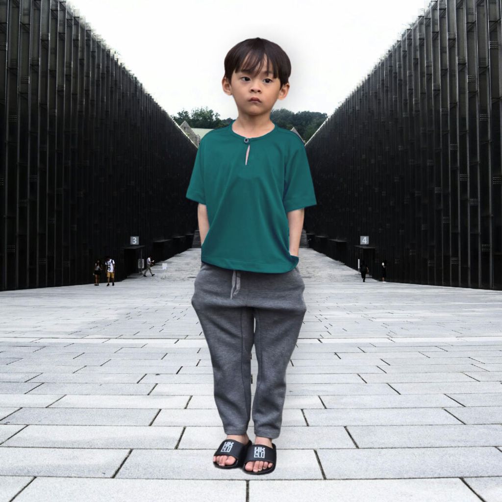 AL-FATEH-IRONLESS-KURTA-JERSEY-TEAL-GREEN-KIDS-1