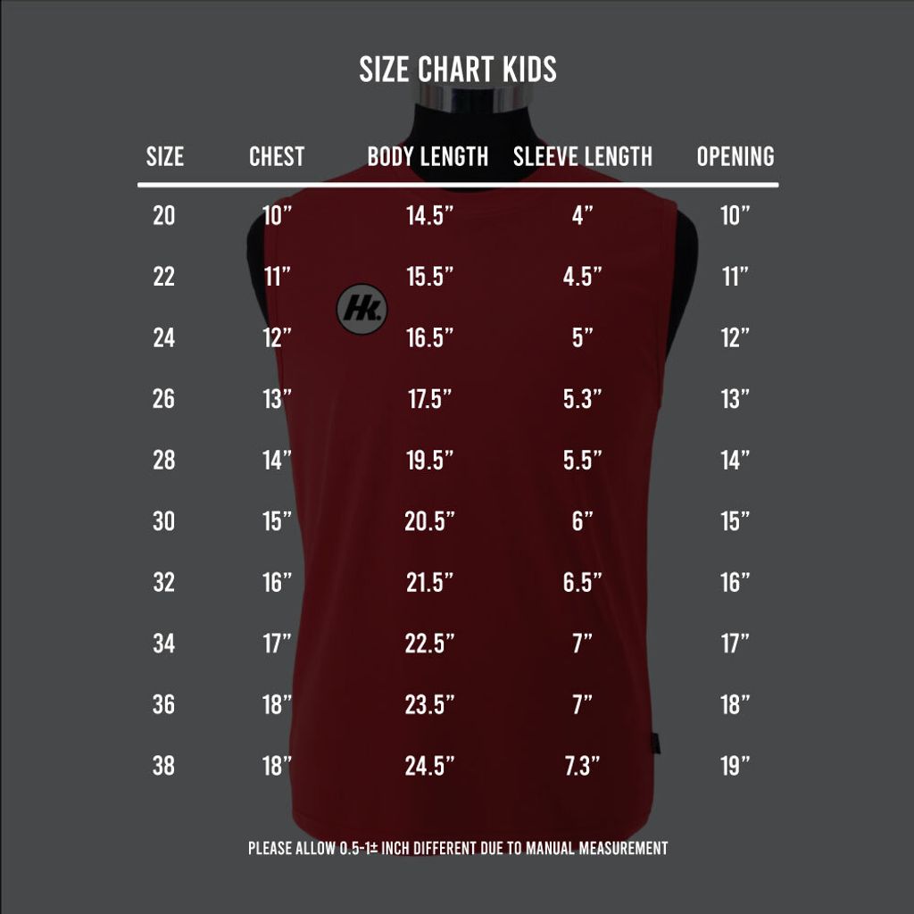 DRI-FIT-TEE-RED-SLEEVELESS-KIDS-SIZE