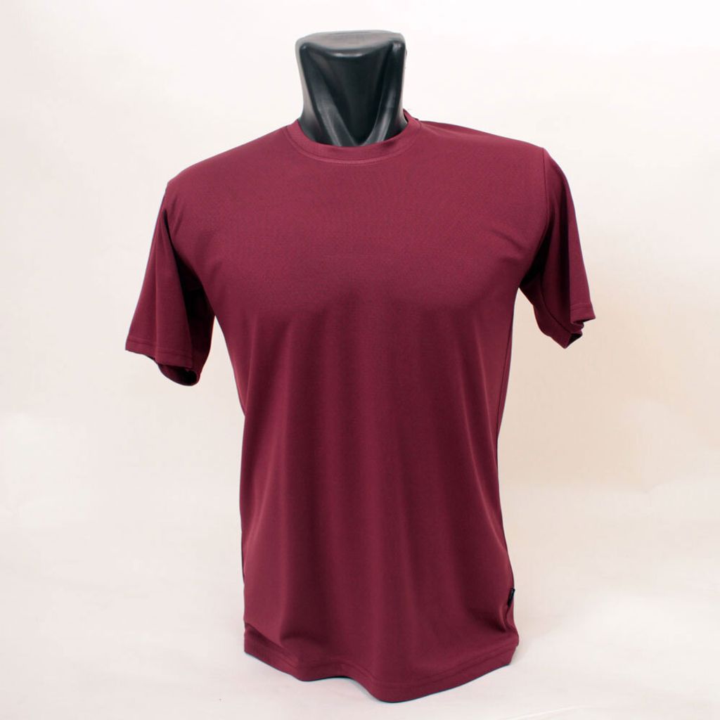QUICK-DRY-TEE-MAROON