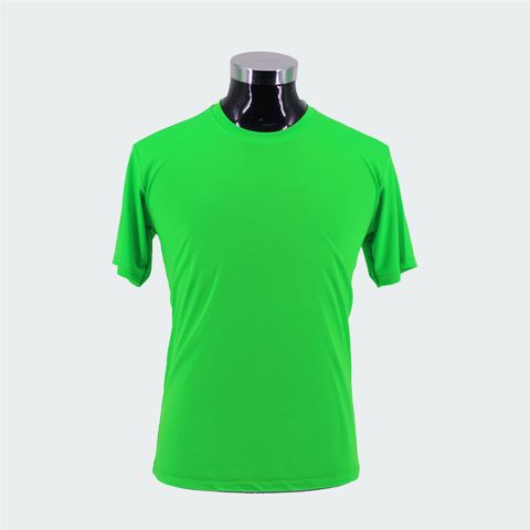 QUICK-DRY-TEE-NEON-GREEN-FRONT
