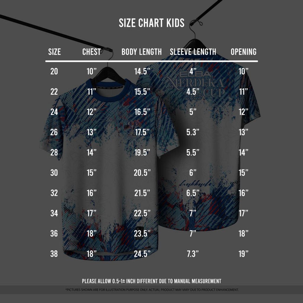 NFDP-ELBA-MERDEKA-CUP-2025-CREW-SHORT-KIDS-SIZE