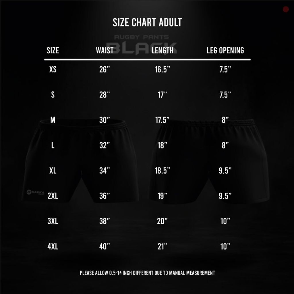 RUGBY-SHORT-MAGNETIC-BLACK-SIZE