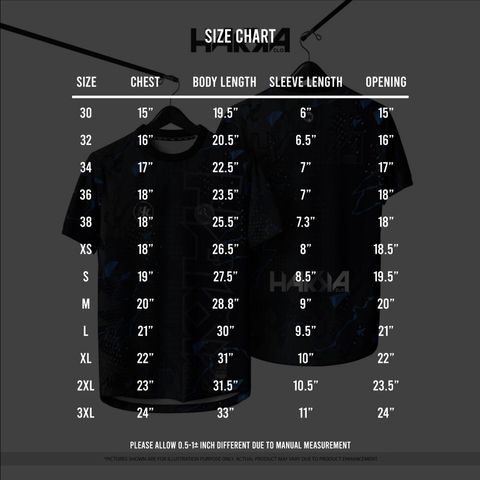 DIAMOND-QUICK-DRY-MULTISPORTS-JERSEY-SIZE