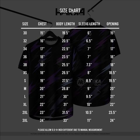 NIGHTVOLT-QUICK-DRY-MULTISPORTS-JERSEY-SIZE