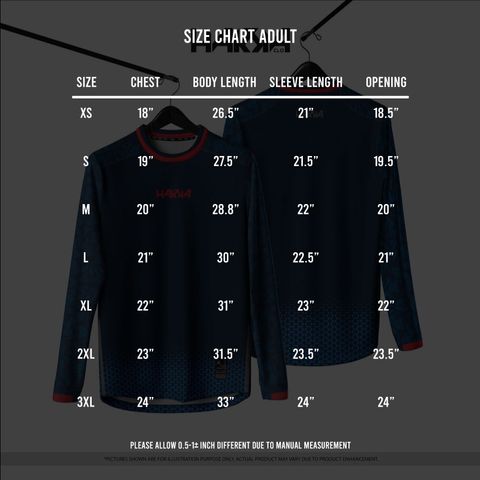 TRIBO-QUICK-DRY-MULTISPORTS-JERSEY-LONG-SIZE