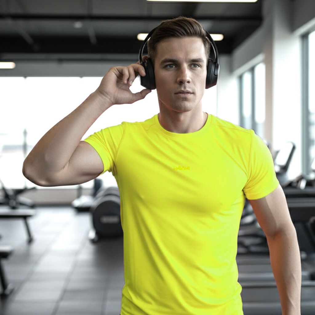 MATRIX-AIR-RUNNING-JERSEY-FLUORESCENT-YELLOW