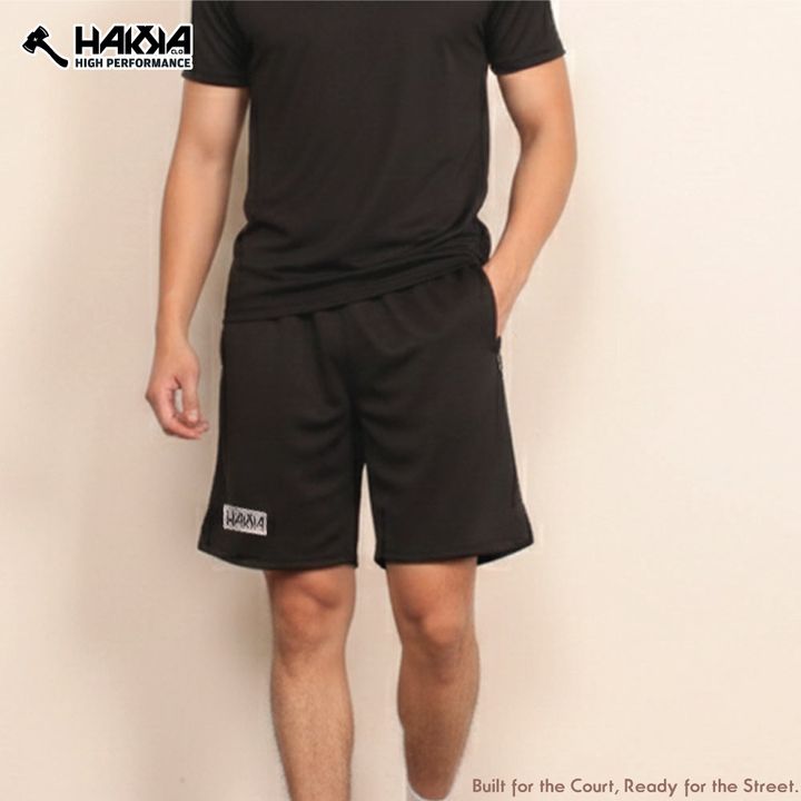 DYNAMIX-CASUAL-SPORT-SHORTS-BLACK