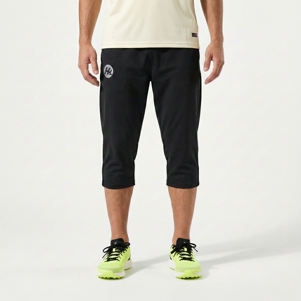 PREMIUM-3-4-PANTS-SLIM-FIT-EMBROIDERY-BLACK