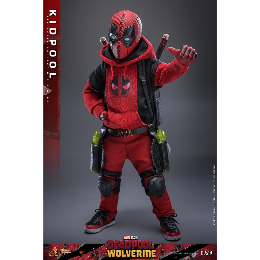 ADJ☁️【預購】HOT TOYS MMS763 死侍與金鋼狼死侍小子收藏公仔