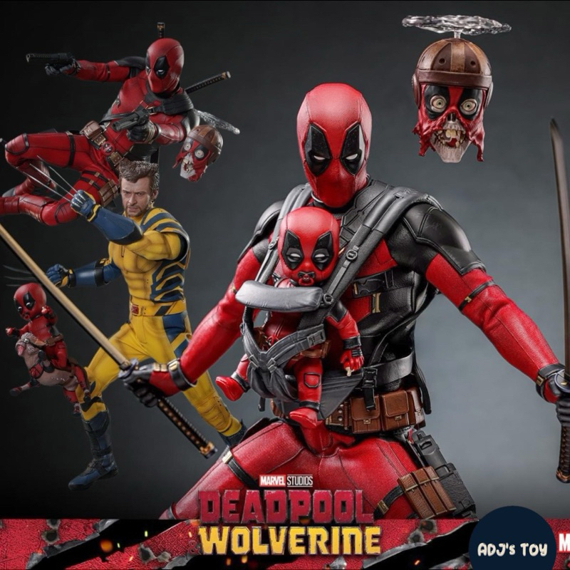 ADJ☁️【預購】HOT TOYS MMS746 死侍與金鋼狼漫威耶穌漫威死侍金鋼狼