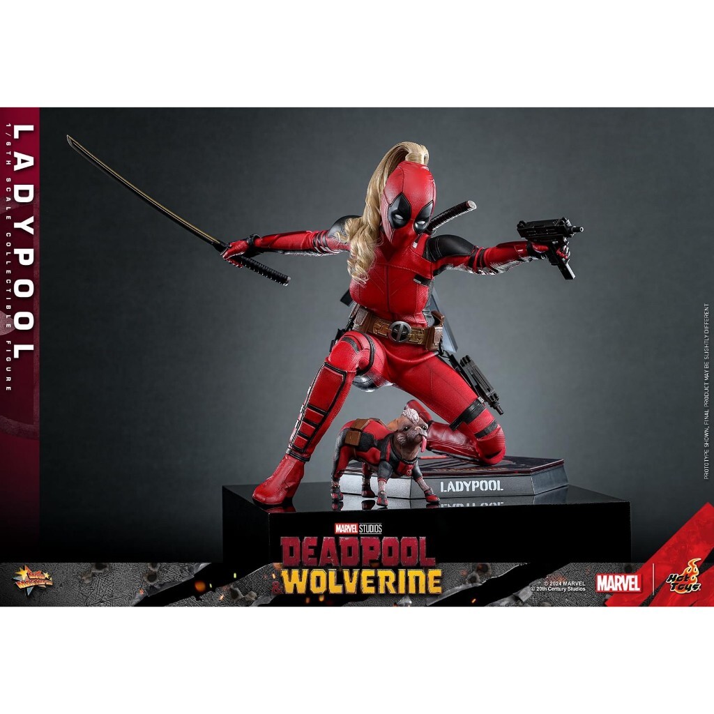 ADJ☁️【預購】HOT TOYS MMS747 死侍與金鋼狼漫威女死侍收藏公仔