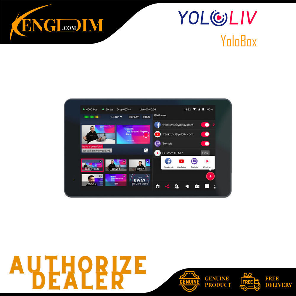 YoloLiv YoloBox Pro Portable Multi-Camera Encoder/Streamer