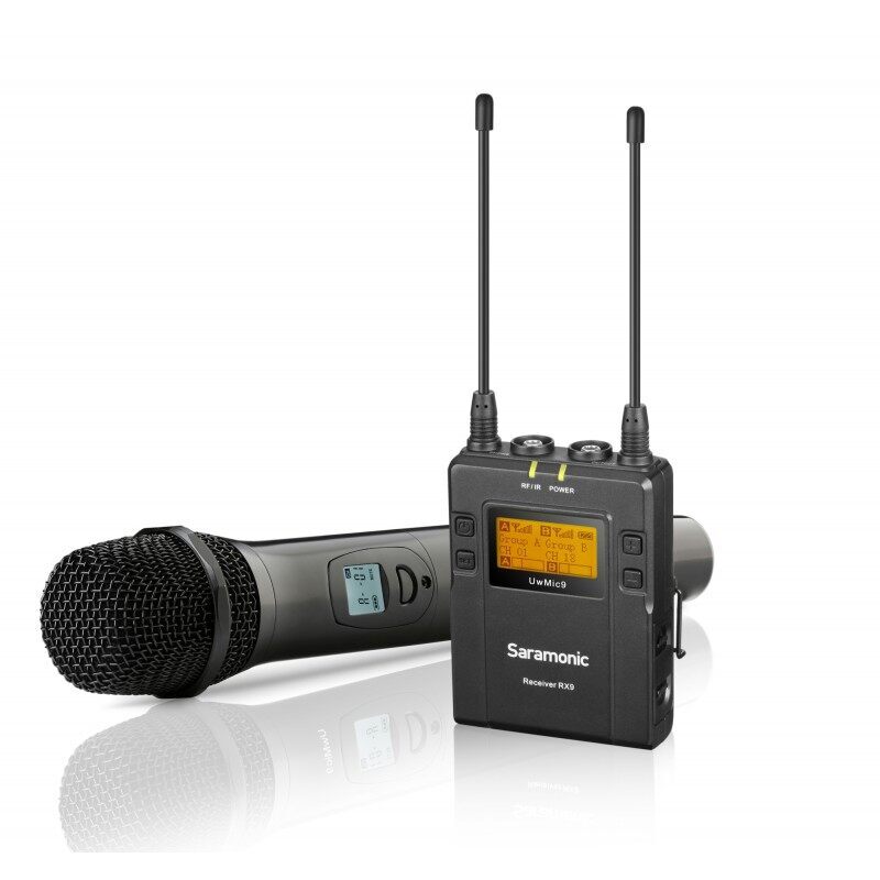 Saramonic UwMic9 KIT-4 Camera-Mount Wireless handheld Mic System