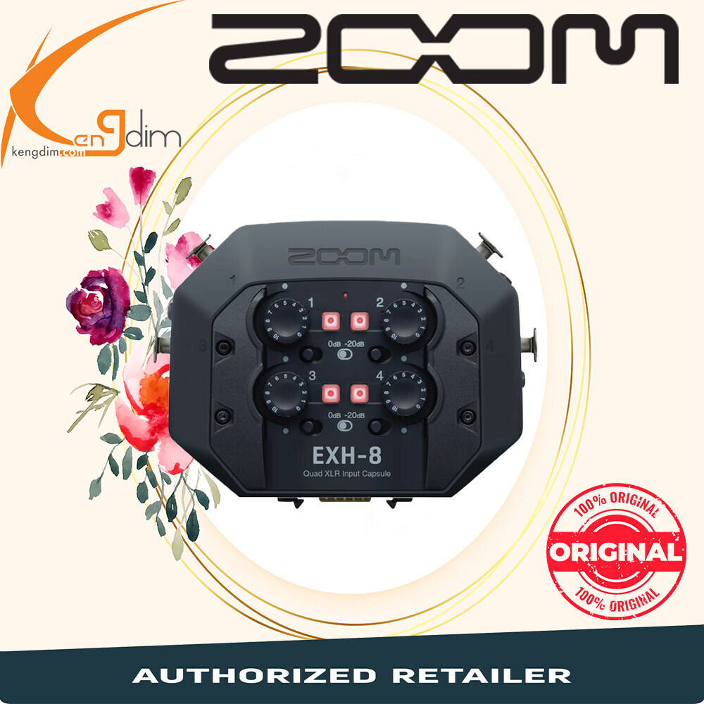 Zoom EXH-8 Quad XLR Input Capsule for H8 Recorder – KENGDIM