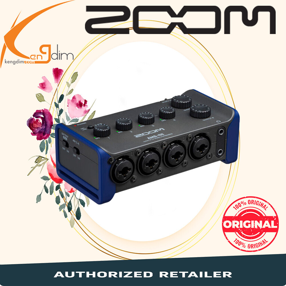 Zoom AMS-44 4x2 USB Audio Interface for Music and Streaming – KENGDIM