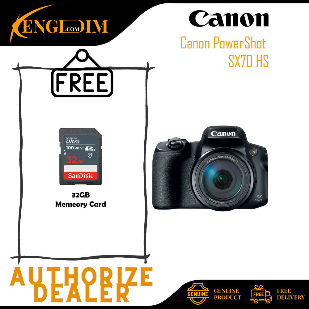 Canon PowerShot SX70 HS Digital Camera – KENGDIM