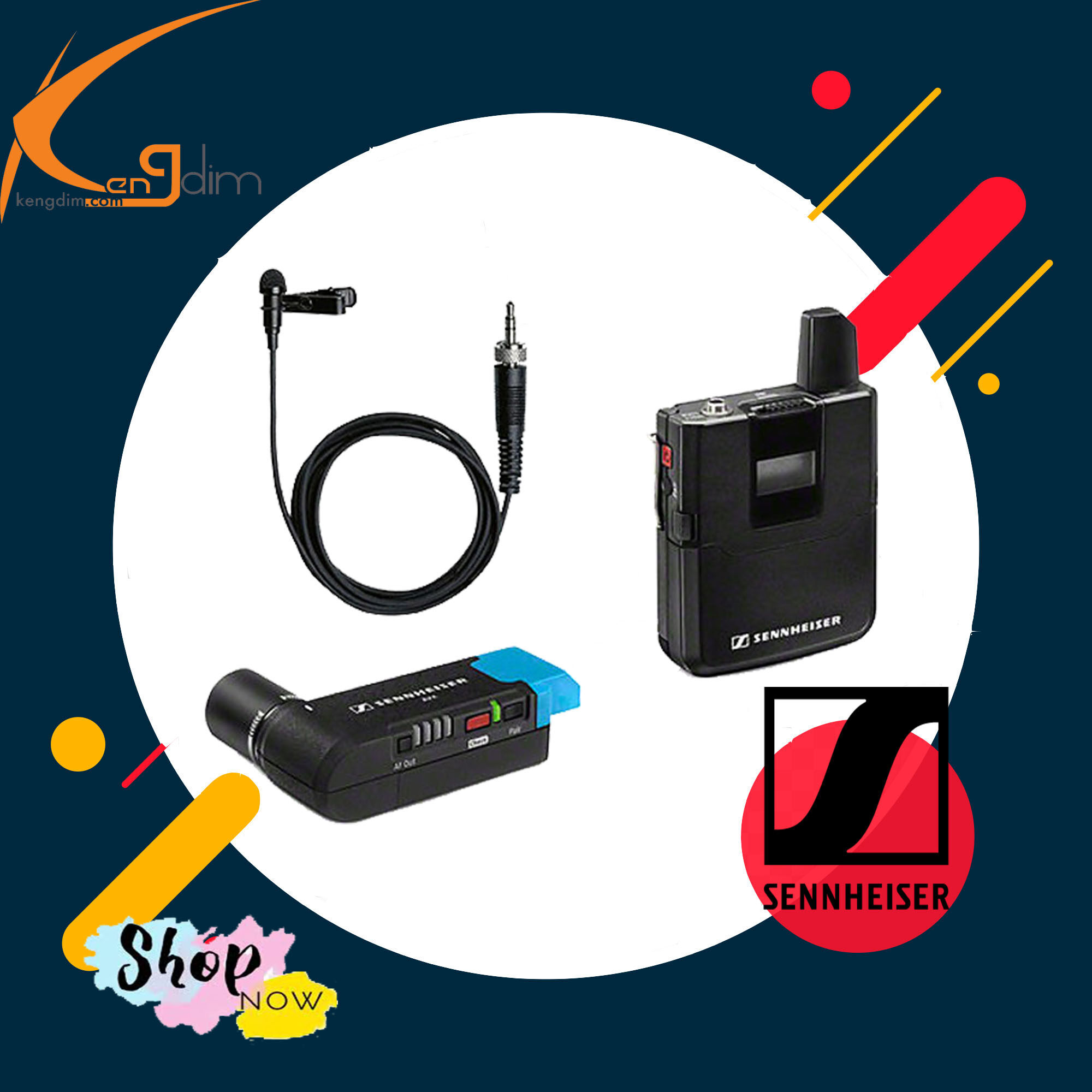 Sennheiser AVX-ME2 SET Digital Camera-Mount Wireless Omni Lavalier