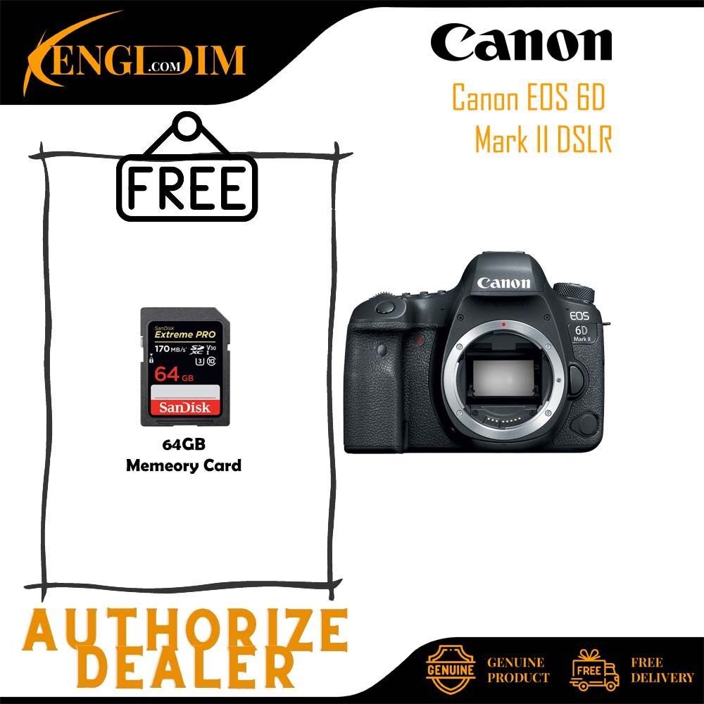 Canon EOS 6D Mark II DSLR Camera Body – KENGDIM