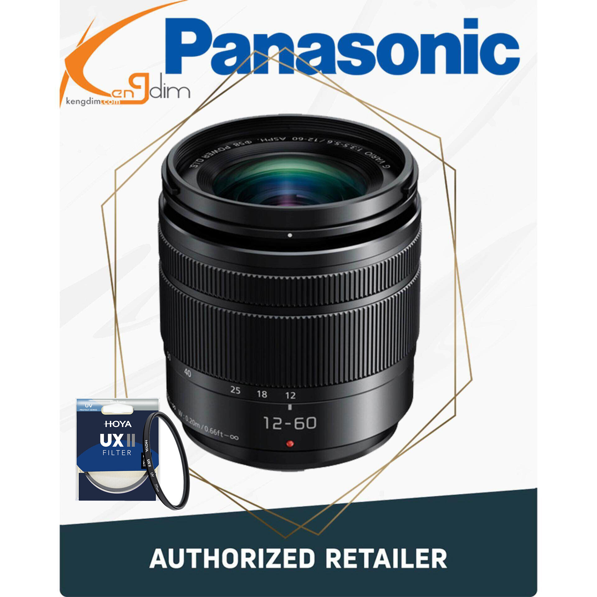 Panasonic Lumix G Vario 12-60mm f/3.5-5.6 ASPH. POWER O.I.S. Lens