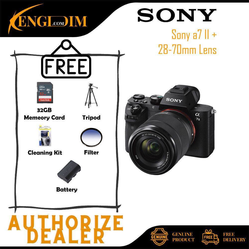 Sony a7 II Mirrorless Digital Camera with FE 28-70mm OSS