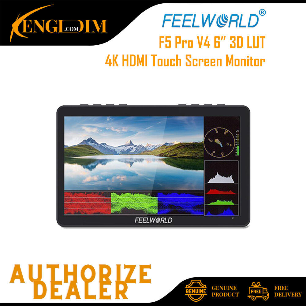Feelworld F5 Pro V4 6 Inch Touch Screen DSLR Camera Field Monitor
