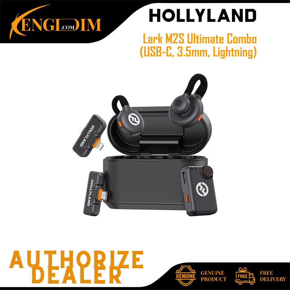 Hollyland LARK M2S 2-Person Wireless Microphone System – KENGDIM