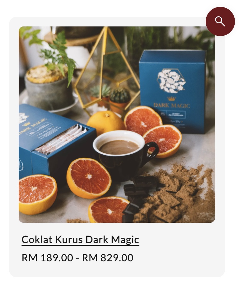 Dark Magic Coklat Pelangsing