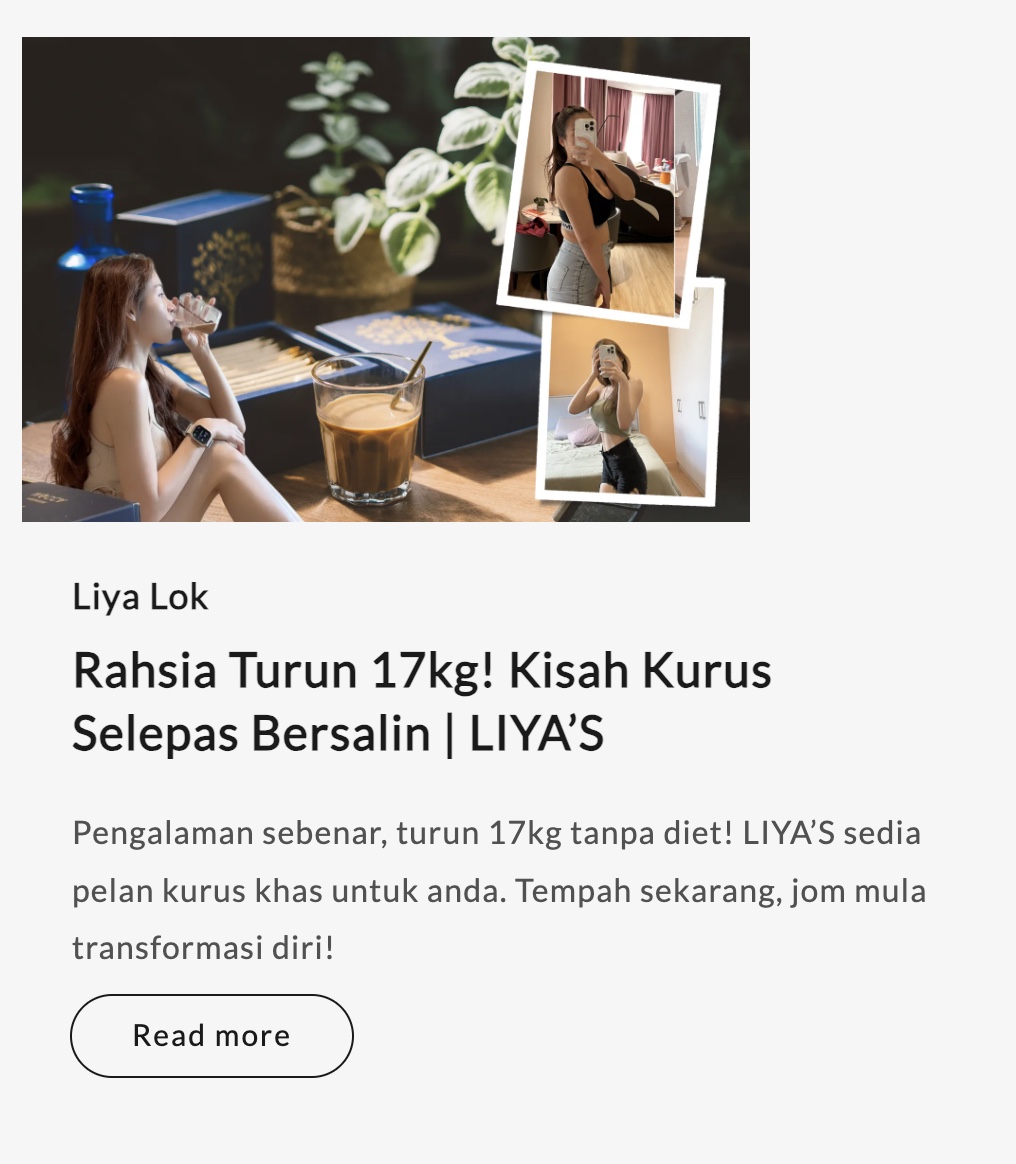 Rahsia Kurus Selepas Bersalin 17kg