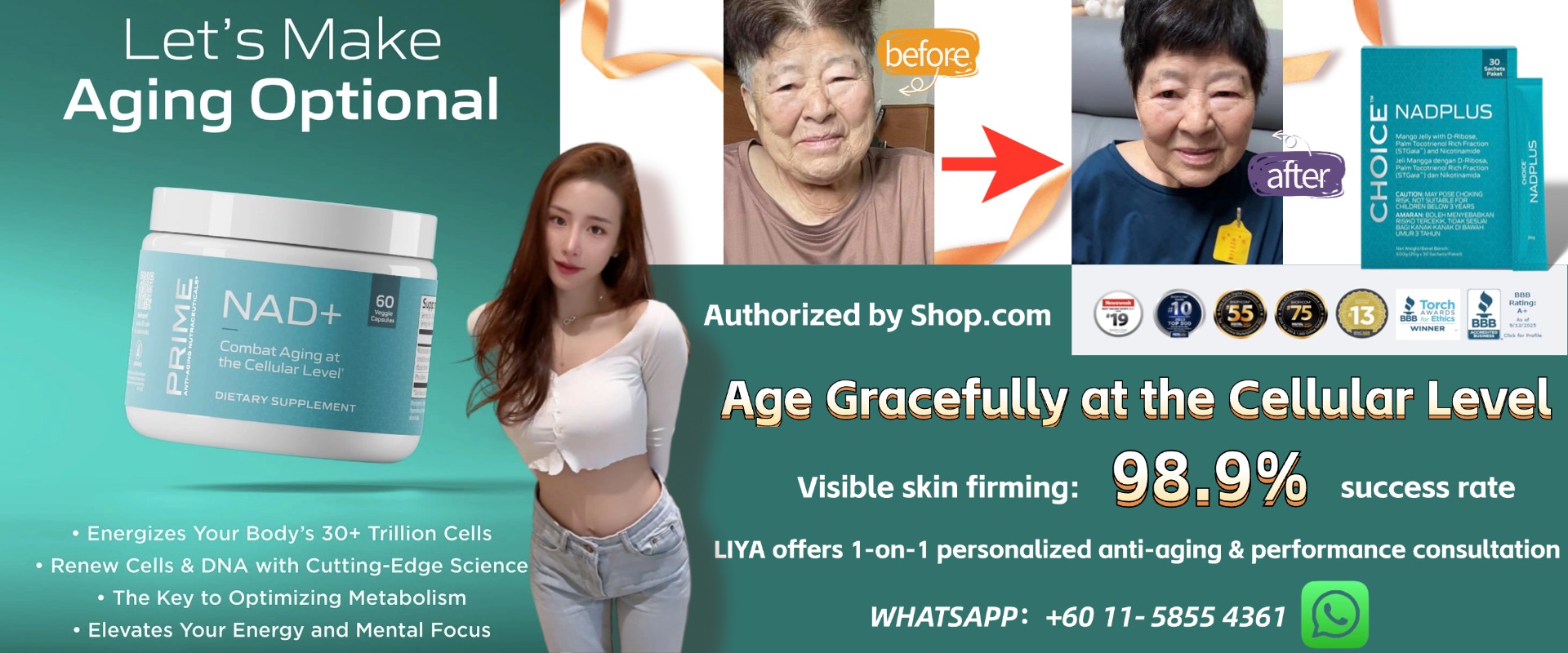  | LIYA'S Official Store | Magic Slimming & NAD+ Wellness