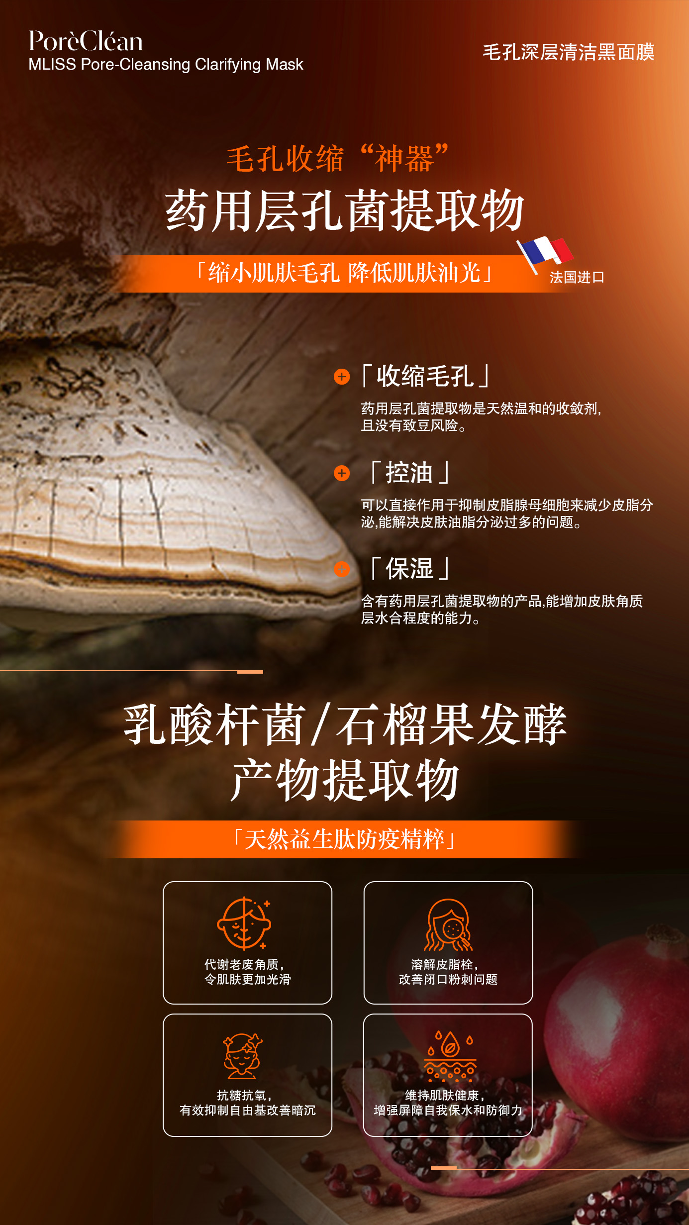 药用层孔菌提取物与乳酸杆菌发酵产物